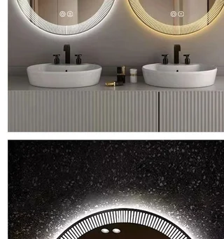 Кругле дзеркало з LED-підсвіткою PI-7192 - миниатюра 9