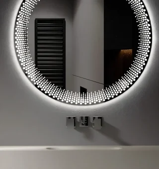 Кругле дзеркало з LED-підсвіткою PI-7192 - миниатюра 7