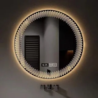 Кругле дзеркало з LED-підсвіткою PI-7192 - миниатюра 2