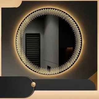 Кругле дзеркало з LED-підсвіткою PI-7192 - миниатюра 3