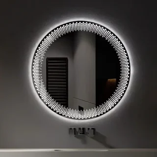 Кругле дзеркало з LED-підсвіткою PI-7192 - миниатюра 5