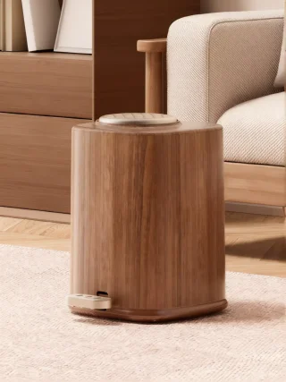 Пedalьный мусорное ведро деревянное PI-7430 - миниатюра 12