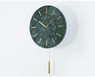 Часы настенные мраморные круглые PI-7762 - миниатюра 11