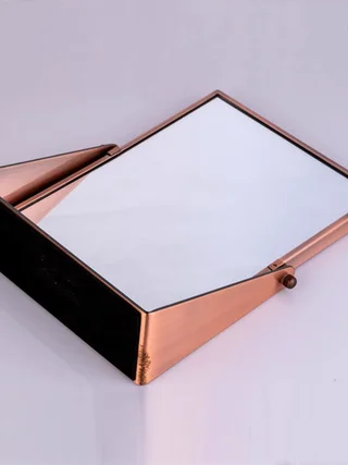 Зеркало для макияжа двойное настольное PI-7921 - миниатюра 5
