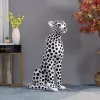 Белый с чёрными пятнами