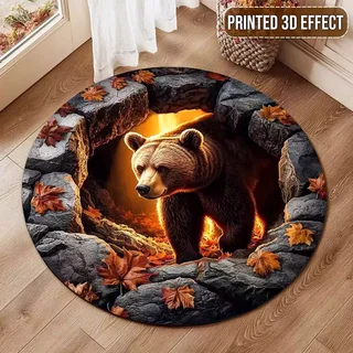 Коврик круглый 3D-эффект PI-9435 - миниатюра 9