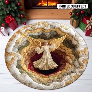 Коврик круглый 3D-эффект PI-9435 - миниатюра 11