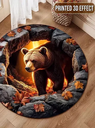 Коврик круглый 3D-эффект PI-9435 - миниатюра 5