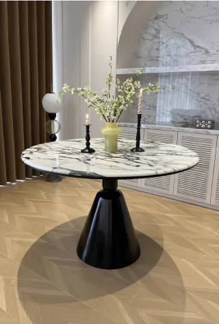 Круглый стол из мрамора PI-983 - миниатюра 6
