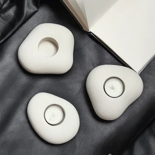 Подсвечник настольный из бетона PI-9843 - миниатюра 4