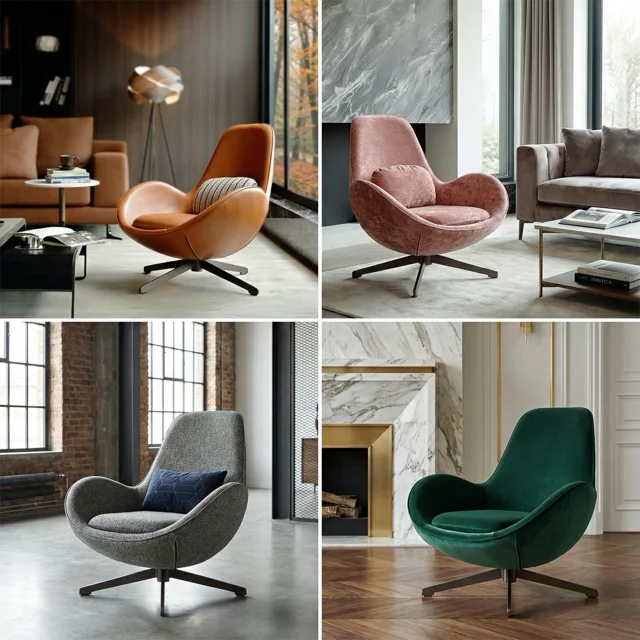 Шкіряне крісло. Модель RD-2109 - фото 1