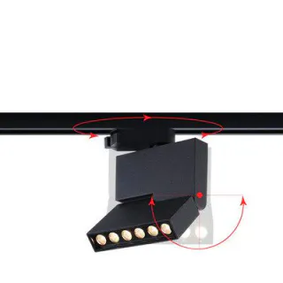 Поворотний трековий світильник Led Pro Flex Dot G810 - миниатюра 8