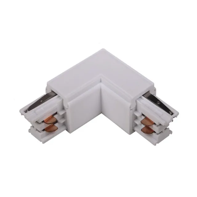 Кутовий з'єднувач для трифазного трекового шинопроводу Led Pro - фото 1