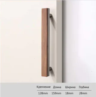 Мебельная накладная ручка. PH-6214 - миниатюра 5