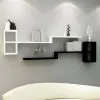 Полки белая + черная 100 см