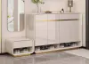 Шкаф для обуви 137.6 см + пуф
