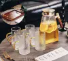 Кувшин 1800 мл + 6 чашки + поднос с ручкой