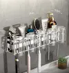 Держатель зубных щеток 37*6*8 см + 5 стакана