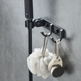 Алюминиевый держатель для душа с крючками. Модель RD-01150 - миниатюра 10