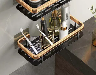 Полка для ванной комнаты. Модель RD-0857-1-н - миниатюра 4
