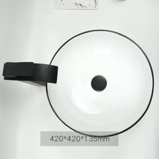 Керамическая накладная раковина. Модель RD-3212 - миниатюра 4