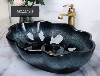 Накладна раковина для ванної Nordic Above Counter. Модель RD-447-1 - миниатюра 2