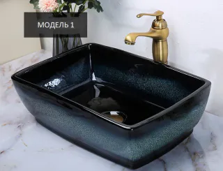 Накладна раковина для ванної Nordic Above Counter. Модель RD-447-1 - миниатюра 6