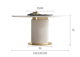 Круглий обідній стіл. Модель RD-5467 - миниатюра 8