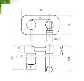 Гигиенический душ. Модель RD-5785-1 - миниатюра 3