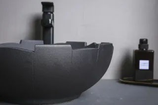 Круглая керамическая раковина. Модель RD-6100 - миниатюра 13