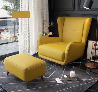 Кресло кожаное. RD-6984 - миниатюра 6