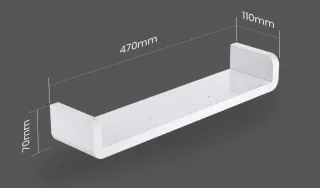 Полка для ванной комнаты. Модель RD-9038-н - миниатюра 8